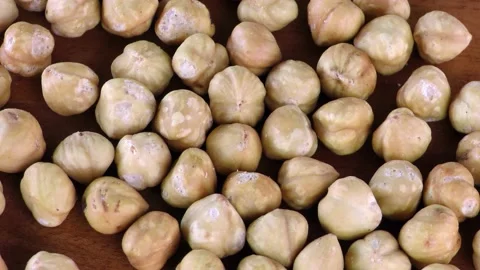 Hazelnut macro 4k Stock Footage 229454050