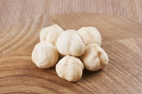 Hazelnuts composition Foto stock