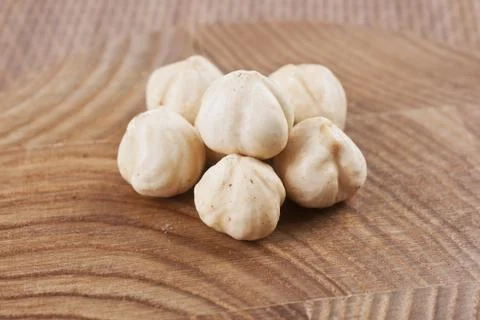 Hazelnuts composition Stock Photos