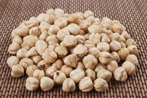 Hazelnuts composition Stock Photos