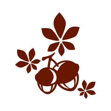 A Hazelnuts Illustration Stock-Illustration