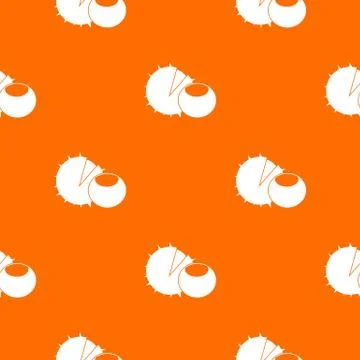 Hazelnuts pattern seamless Stock Illustration