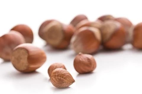 Hazelnuts Stock Photos