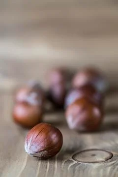Hazelnuts Stock Photos