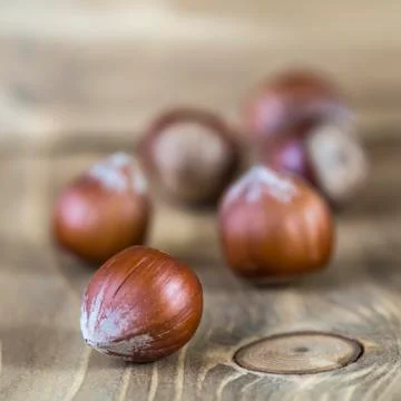 Hazelnuts Stock Photos