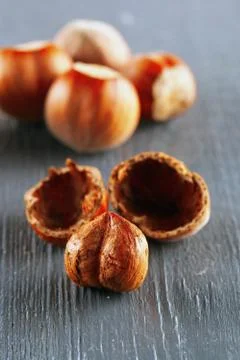 Hazelnuts Stock Photos