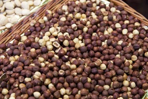 Hazelnuts Stock-Fotos