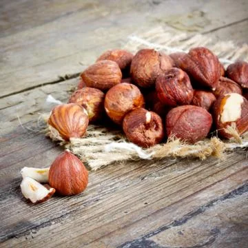 Hazelnuts Stock Photos