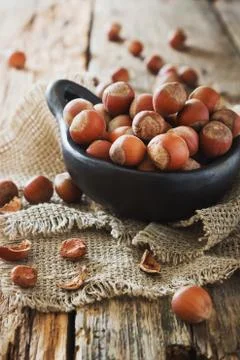 Hazelnuts Stock Photos