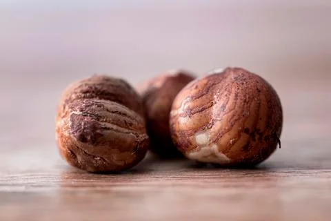 Hazelnuts Foto stock