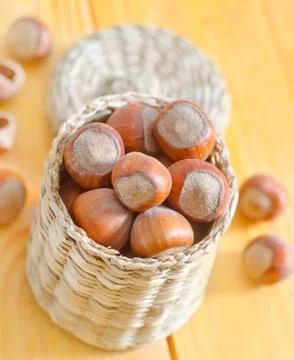 Hazelnuts Stock Photos
