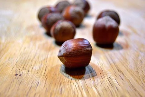 Hazelnuts Stock Photos