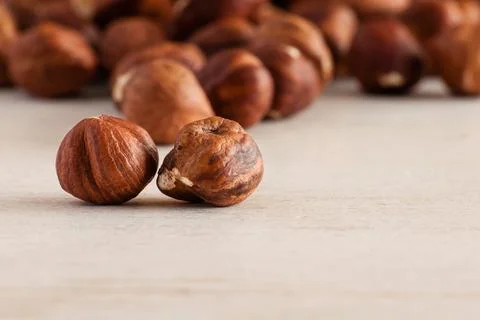 Hazelnuts Stock Photos