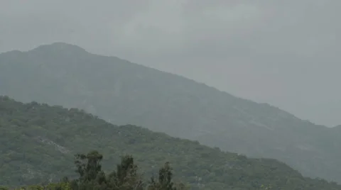 Hazey Mountains Stock Footage 46628497