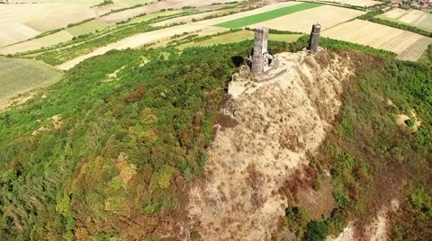 The Hazmburk Castle Stock Footage 55612579