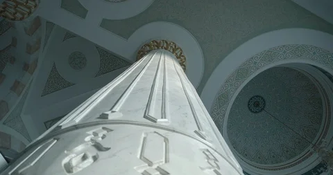 Hazrat Sultan Mosque - mosque interior 4K 스톡 동영상 93906931
