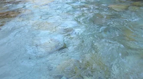 Hazy river flowing away Stock Footage 59100702