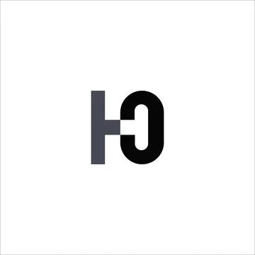 HC AND CH Abstract initial monogram letter alphabet logo design Stock Illustration
