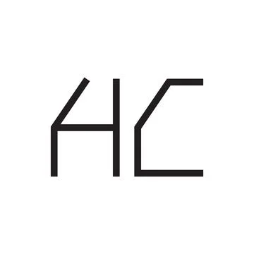 Hc initial letter vector logo icon Stock Illustration