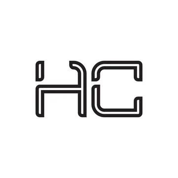 Hc initial letter vector logo icon Stock Illustration