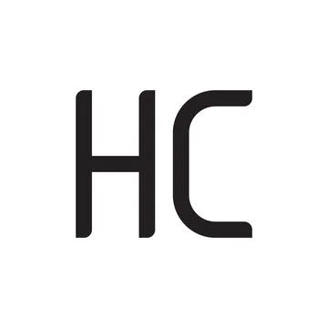 Hc initial letter vector logo icon Stock Illustration