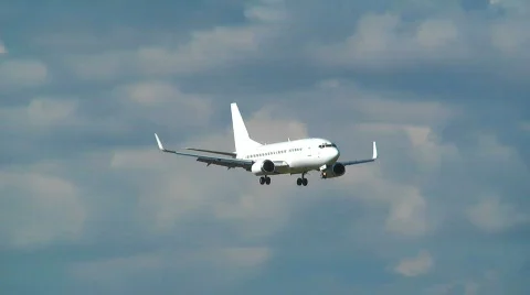 HD 1080 - Aircraft is landing Stock Footage