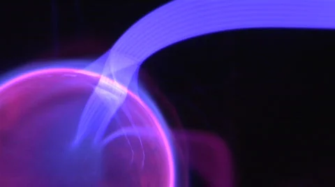HD 1080 Loop - Lightning Ball Electric Plasma Energy Sphere Stock Footage 670989