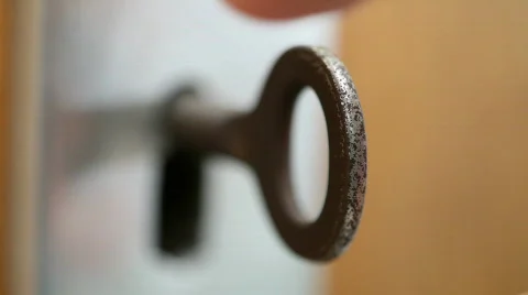 HD 1080p - Locking/Unlocking door Stock Footage 663793