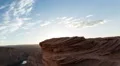 hd 24p sunset at Horseshoe bend facing south time lapse tight 4 Video HD