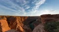 hd 24p sunset at Horseshoe bend facing south time lapse wide Video HD