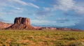 HD 24p t3 Storm cloud forms over monument valley from the south with wild horses HD Footage