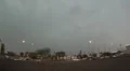 HD 30p - 3 - Daytime monsoon storm intense lightning strikes and traffic Video HD