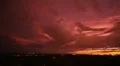 HD 30p Deep red dusk monsoon clouds with rain HD Footage
