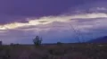 HD 30p med - Eerie winter storm front over the desert moves in - timelapse HD Footage