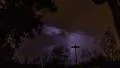 HD 30p  medium fisheye lightning storm time lapse abstract intense powerful HD видео футажи