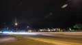 HD 30p Night traffic with lightning on horizon time lapse HD 동영상