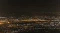 HD 30p -  Phoenix Sky Harbor airport by night overview from mountain top HD Footage