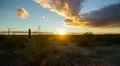 HD 30p - Xmas Eve sunset over the Arizona desert time lapse - close HD Footage