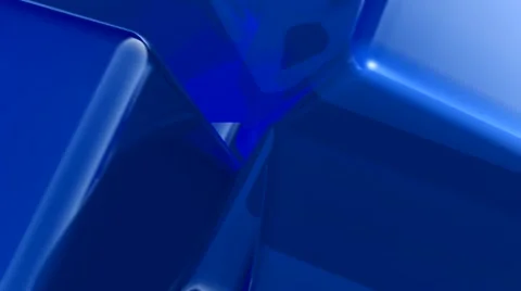 HD 3D Abstract Blue Loop Stock Footage 5931560