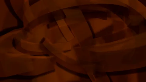 HD 3D Abstract Brown Loop Stock Footage 5935896