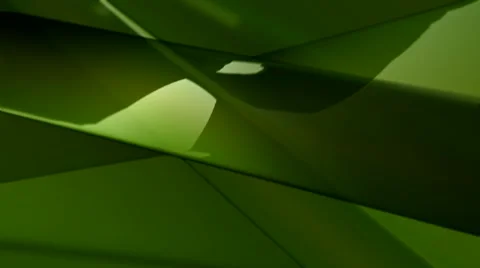 HD 3D Abstract Flowing Green River Loop Stock Footage 5907582