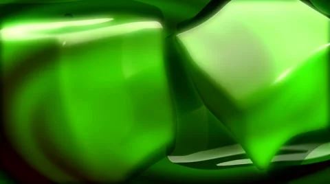 HD 3D Abstract Liquid Cubes Loop Stock Footage 5926785