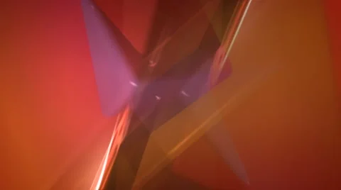 HD 3D Abstract Orange Pink Loop Stock Footage 5929108