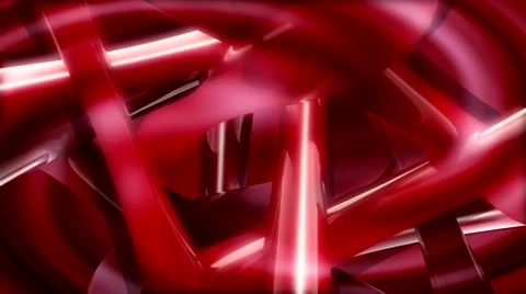 HD 3D Abstract Pink Web Loop Stock Footage 5927598