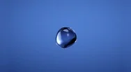  Hd 3D Water Drop Explosion Stock Footage