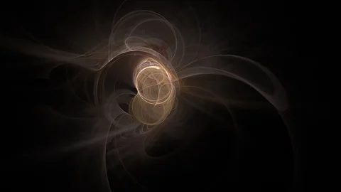 HD Abstract fractal forms morph and oscillate (Loop) 60 fps Video stock 101093931