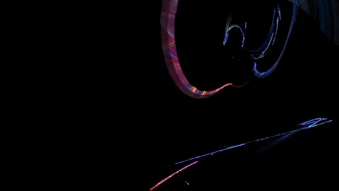 HD Abstract fractal forms morph and oscillate (Loop) 60 fps 스톡 동영상 101121633