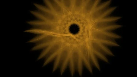 HD Abstract fractal forms morph and oscillate (Loop) Stock Footage 101218257