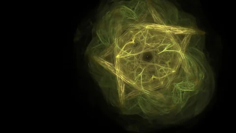HD Abstract fractal forms morph and oscillate (Loop) Stock Footage 101220565