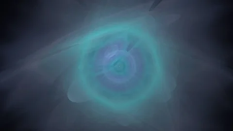HD Abstract fractal forms morph and oscillate (Loop) Vídeos de archivo 101229002